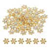 PATIKIL 200 Pcs Flower Crystal Rhinestone Embellishments, 13mm Flatback Glass