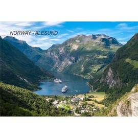 Norway Norwagian Fridge Refrigerator Magnets (1 Piece, City: ALESUND #NOR2)