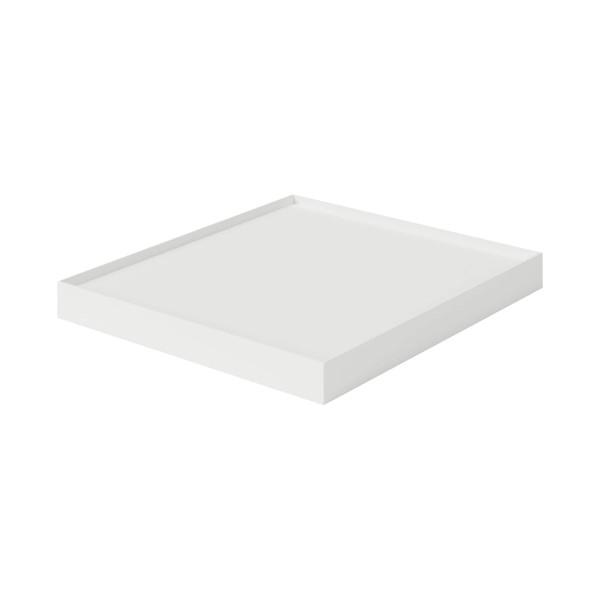 MUJI 44902868 Polypropylene File Box Standard Caster Lid White Gray