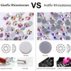 Jollin 2880pcs Hotfix Crystal Flat Back Rhinestones Glass Diamonds Gemstones