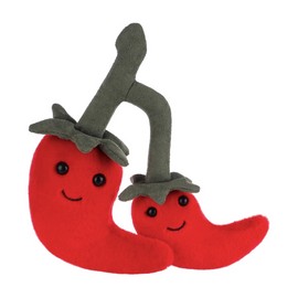 Apricot Lamb Passionate Chili Stuffed Animals for Kids, Soft Cute Plush Toys for Baby Girl and Boy, Fluffy Passionate Chili 7.5 Inches