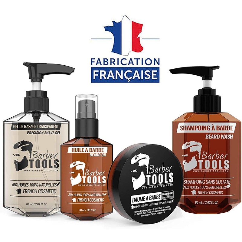 BARBER TOOLS ➤ kit/beard care set/beard set/beard and shaving cosmetics,