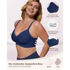 As Fairy Womens Soft Comfortable No Underwire Bras V Neck
