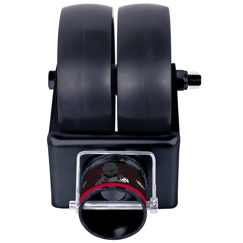 NBJINGYI 6" 2000lbs Dual Trailer Swirl Jack Caster Wheel with