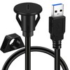 BATIGE Small USB 3.0 Male to Type C 3.0 Female