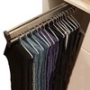 Closet Clothes Hanger Rail,Pull-Out Closet Rod Length 31.5IN,Wardrobe Clothing Rail,Closet