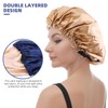 CHKYWAIY 2PCS Silk Bonnet for Sleeping - Double Layer Satin