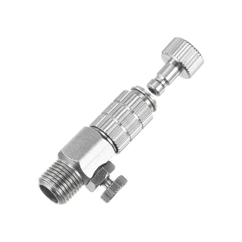 PATIKIL 1/8 Air Brush Connector Adapters, 2pcs Air Brush Quick