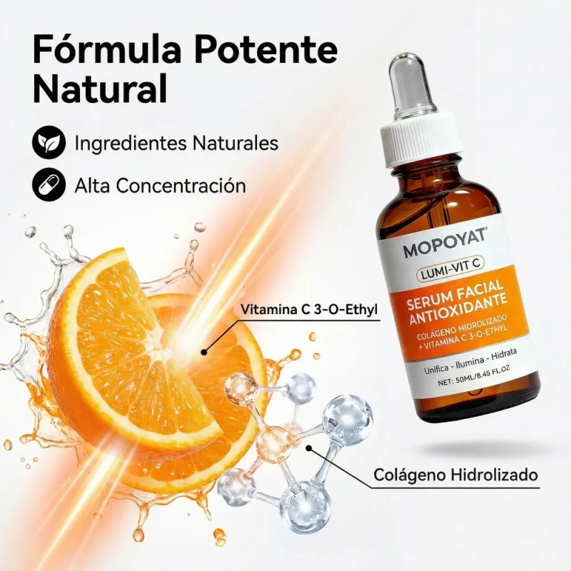Serum Vitamina C Hidroliza Colágeno Rejuven Antioxidante