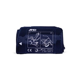 A&D Medical Replacement Blood Pressure Cuff- Medium(23-37 cm/9.0-14.6"), ISO-Compliant Connector for UA-611/UA-651CN/UA-651CNBLE/UA-767FAM/UA‑1030TCN
