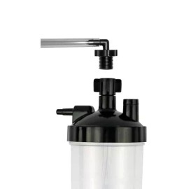 Sandhill Tools Humidifier Water Bottle Elbow (90 Degrees) Tubing Connector 12 Inches, 5 pack