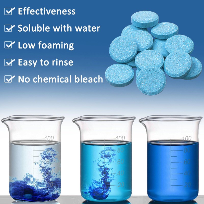 Beieverluck 400 Pieces Car Windshield Washer Fluid Concentrated Tablets Solid