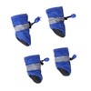 4Pcs Waterproof Dog Shoes pet Dog paw Protector Slip All