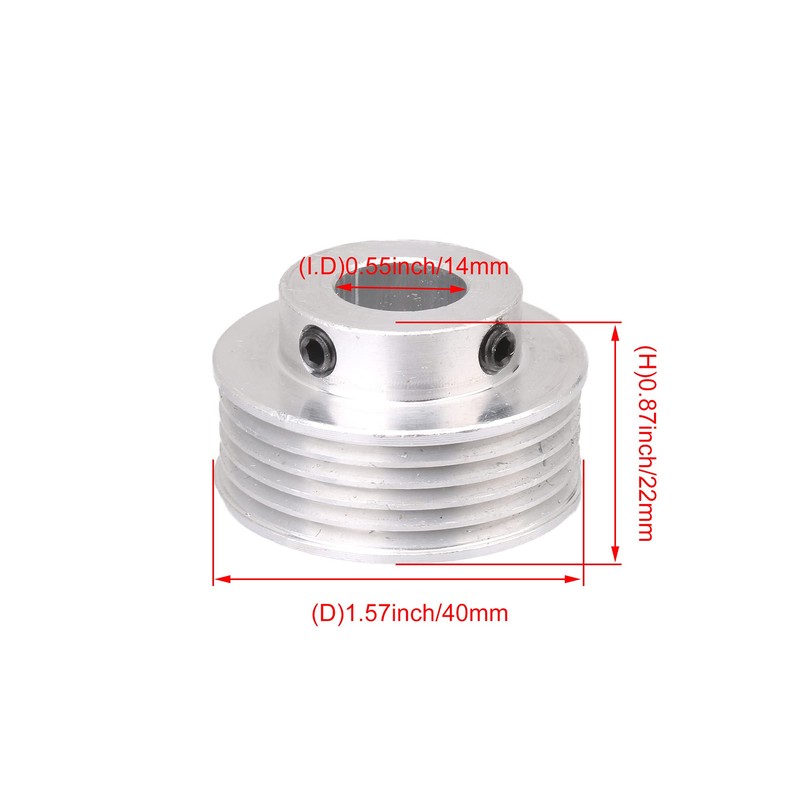 BQLZR 6T Outer Diameter 40mm Inner Hole 14mm PJ Pulley