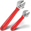 vibedor Adjustable Wrench Set, 6" & 10" Wrenches, Wide Jaw