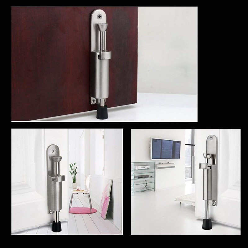 2 Pack Easy-Step Door Stop, CBTONE Stainless Steel Step Door