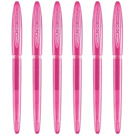 uni-ball Signo UM-170 Gelstick Gel Rollerball Pen - 0.7mm Tip - Pink Ink - Pack of 6