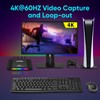 4K 60fps HDMI Video Game Capture and Passthrough Support HDR