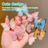 ZAMXHUG 3pcs Butterfly Hair Clips Large Hair Clips Girls Hair