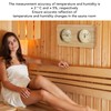 Wooden Sauna Thermometer Hygrometer 2 in 1 Humidity Temperature Measurement