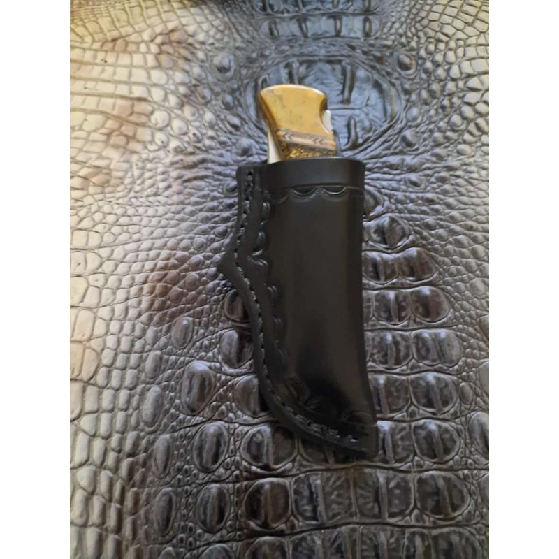 Custom Right Hand Leather Knife Sheath Fits Buck 110 Knife,