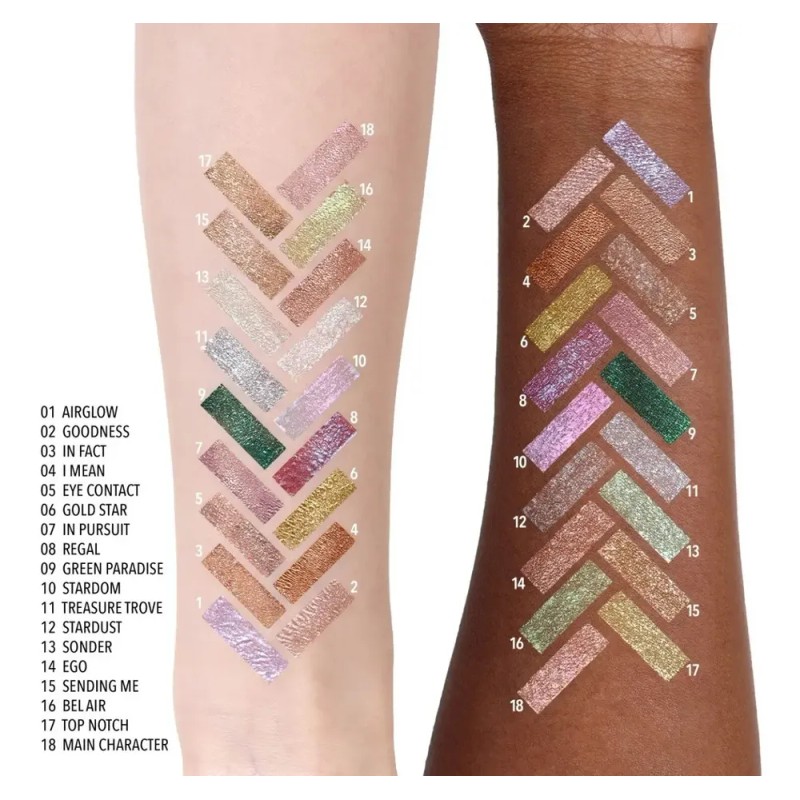Sombra Líquida Moira Cosmetics Con Glitter Diamond Daze Tono 14