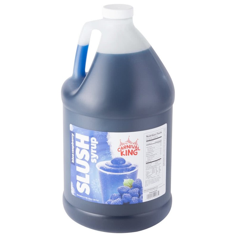 TableTop King 1 Gallon Blue Raspberry Slushy Syrup