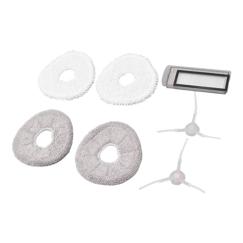 Side Brush Strainer White Gray Mopping Cloth Compatible for J1