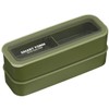 Iwasaki Industries B-1484 KN Lunch Box, 3-Way Slim, Easy Care,