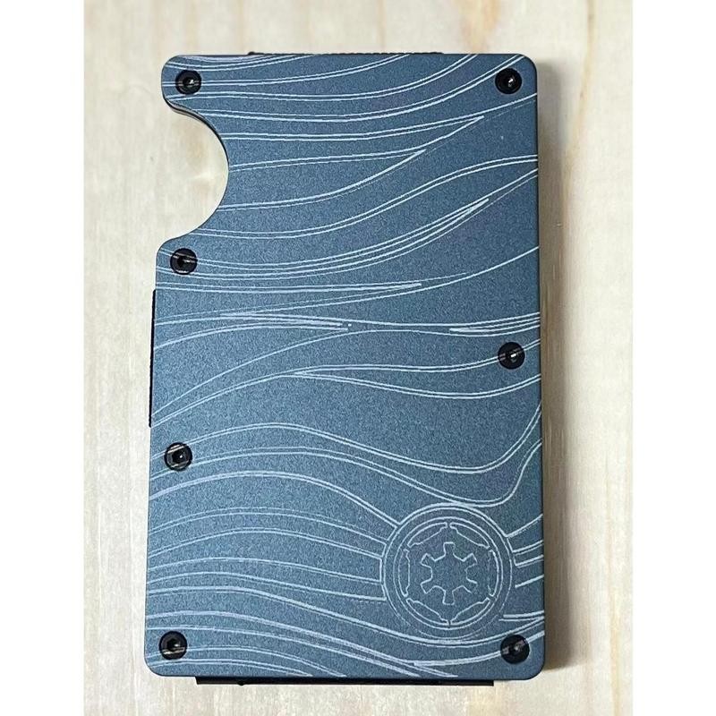 Beskar Ingot style Slim Wallet - Color: Army Green