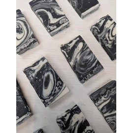 Natural Travel Soap Bar with Essential Oils, Kaolin Clay, Shea Butter, Handcrafted - Mini Travel bag 15g (Into the Night)