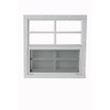 Shed Window 16x16 White - Vertical Slider with Tempered Glass