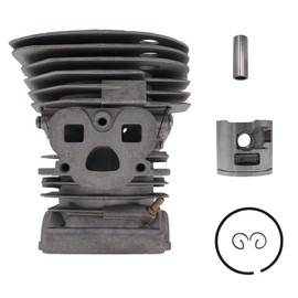 47mm Cylinder Head Piston Kit Compatible with 455 Rancher 455E 460 Husky Chainsaw Replaces 537 32 04 02