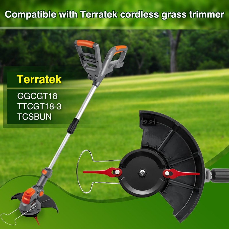 FourShow Strimmer Blade Holder + 20Pcs Replacement Blades Compatible for