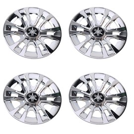 Golf Cart Hubcaps Wheel Covers for Yamaha Golf Cart Wheels and Tires Center Caps 8 Inch, Set of 4 Golf Cart Hub Caps
