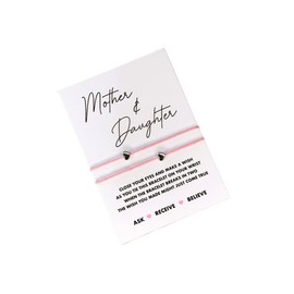 Mother and daughter gift | Mother and daughter wish bracelets