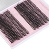 240 Pcs DIY Lash Extension Kit D Curl Cluster Lashes