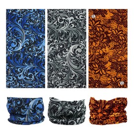 VANCROWN Headwear Head Wrap Sport Headband Sweatband 220 Patterns 12 in 1 Magic Scarf 12PCS & 6PCS 12 in 1 (12PCS.Vigor)