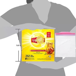 Liptonnnsss Tea Bags, Black Tea, 312 ct. w/A Storage Bag