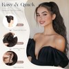 Sofeiyan Wavy Ponytail Hairpiece, 66 cm Long Ponytail Hairpiece with