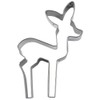Staedter Deer Fawn Cookie Cutter, Silver, 7.5 cm