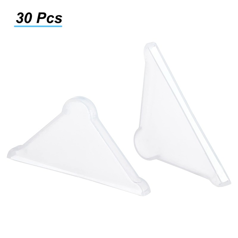 sourcing map PP Corner Protector Triangle 37x4mm for Ceramic, Glass,