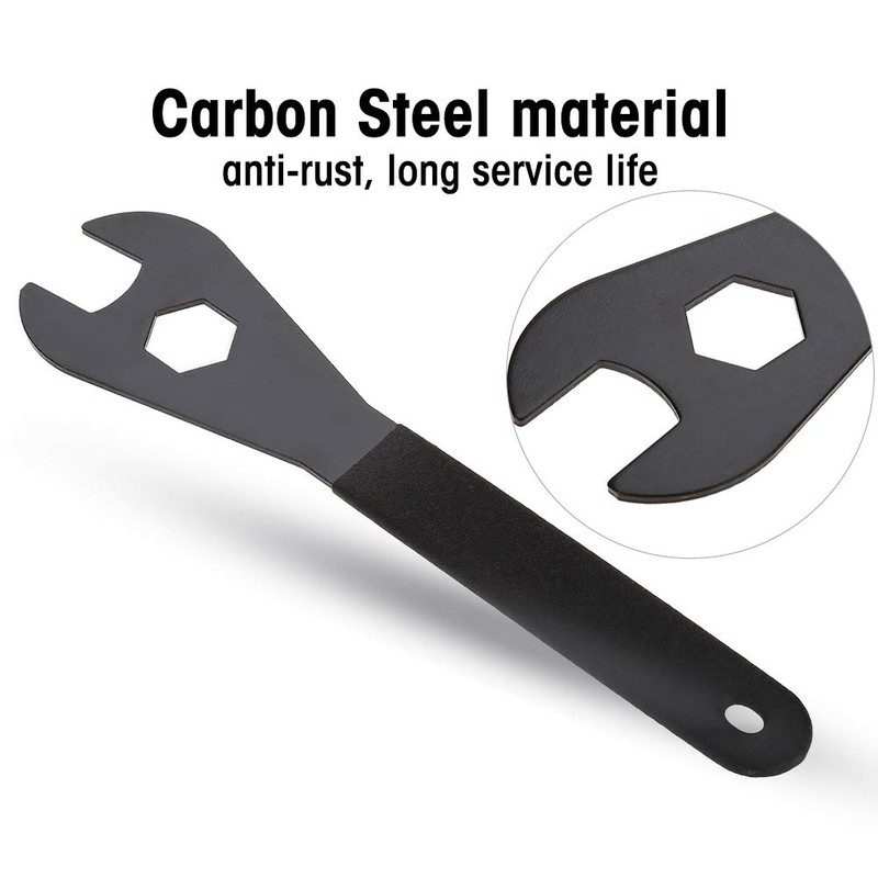Hominas Multi-Function Carbon Steel Cone Wrench Spanner Bike Bicycle Repair