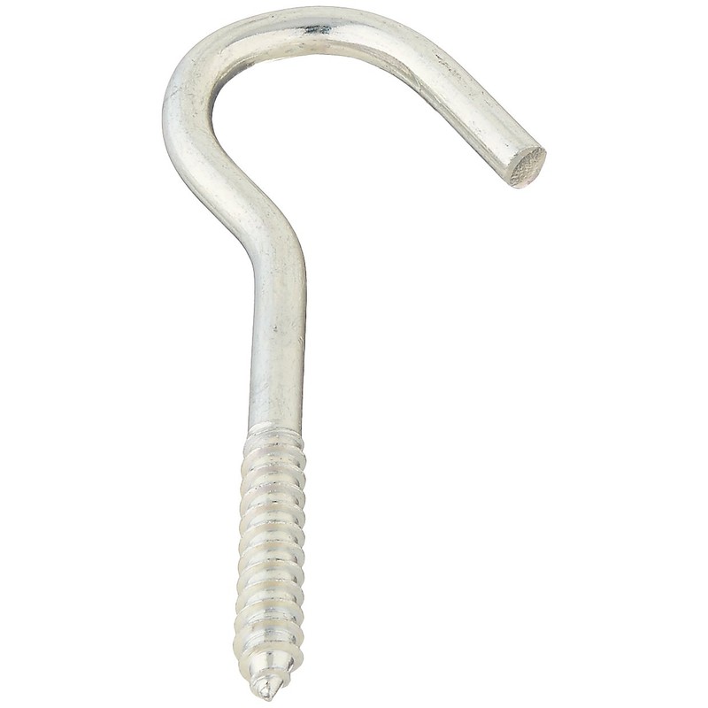 National Hardware N220-863 2156BC Screw Hook in Zinc plated,1/4" x