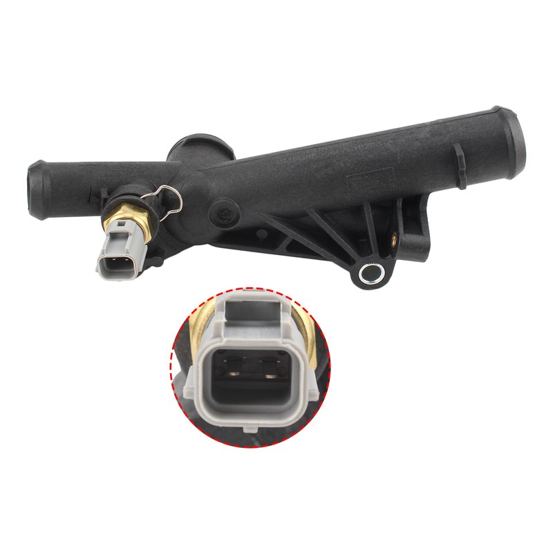 Carbhub RH-225 Engine Coolant Water Outlet Connection with Sensor Compatible