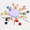 Case for Airpods 4 case Case with Cute Keychain, Silicone