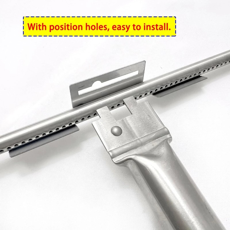 DwellWel Flavorizer Bars and 69787 Grill Burner for Weber Spirit