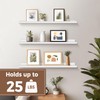 Annecy Floating Shelves Wall Mounted Set of 3, 36 Inch