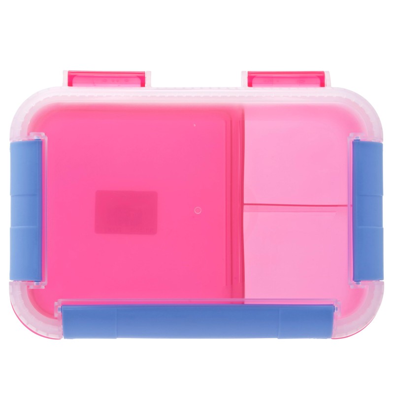 Smash Bento Lunch Box, Pink, 1.6 Liter Capacity