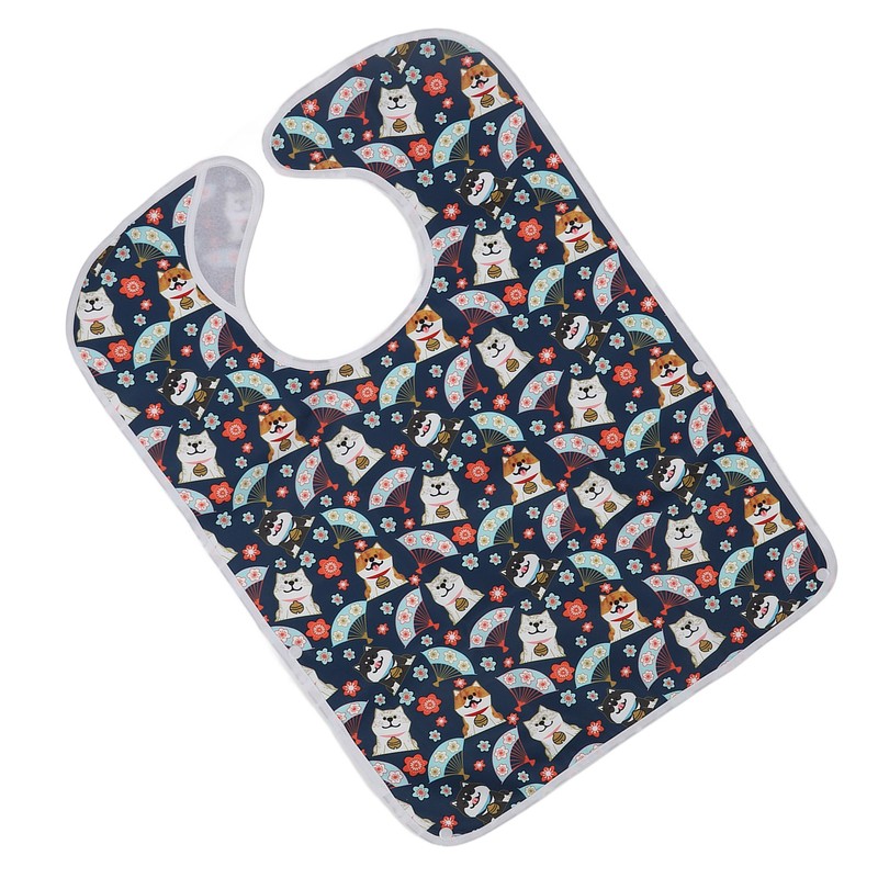 Eating Adults Bib Waterproof Reusable 3 Layers Washable Clothing Protector